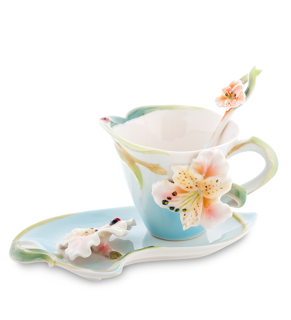 Чайные пары из фарфора . FM-01/18 Чайная пара "Лилия" (Pavone) - Цена ...