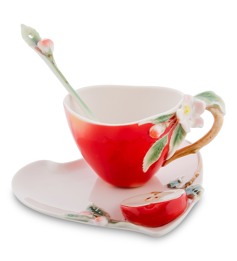 Чайные пары из фарфора . FM-01/31 Чайная пара "Яблоко" (Pavone) - Цена ...