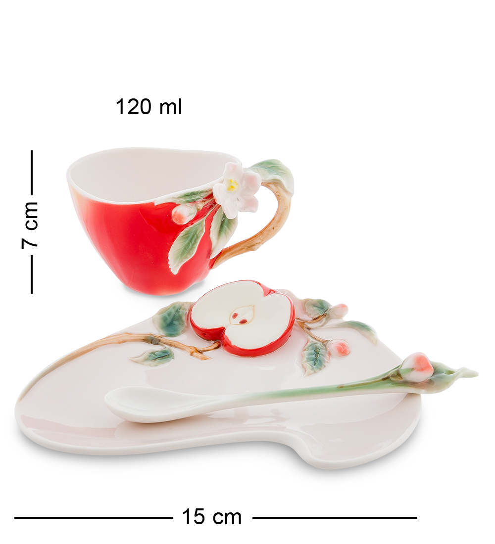 Чайные пары из фарфора . FM-01/31 Чайная пара "Яблоко" (Pavone) - Цена ...